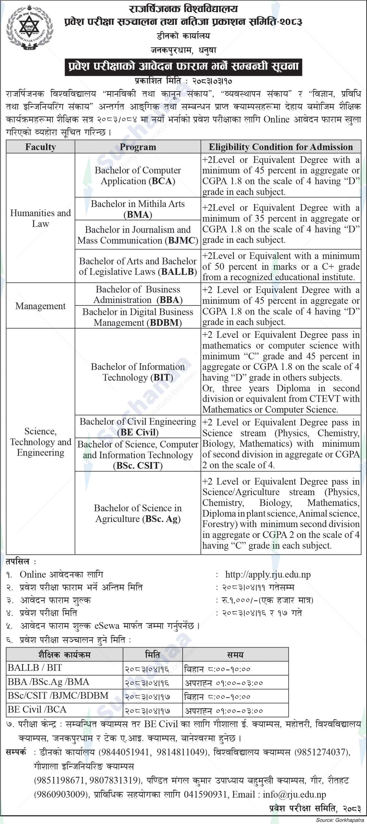 Rajarshi Janak University