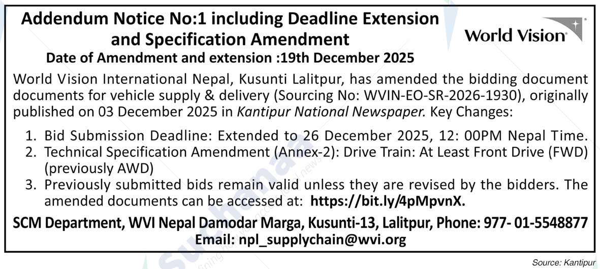 World Vision International Nepal (WVI Nepal)