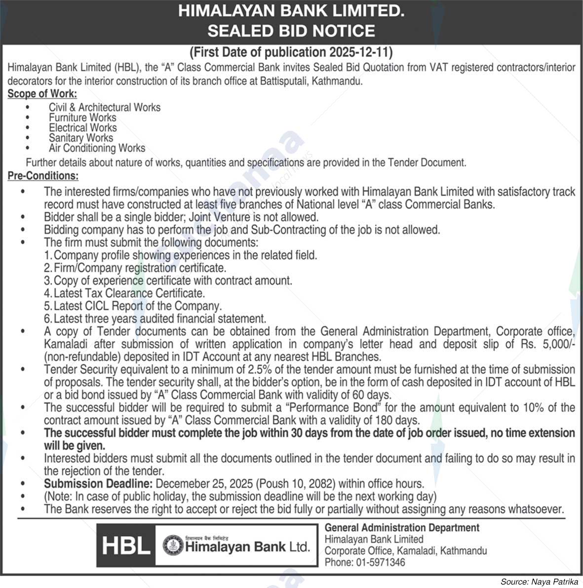 Himalayan Bank Limited