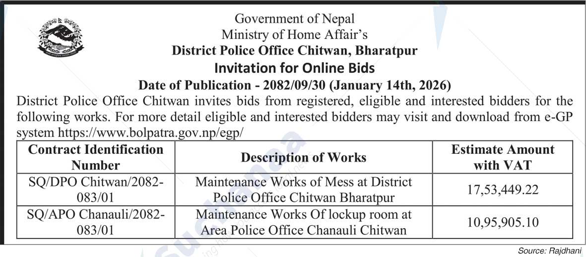 District Police Office Chitwan, Bharatpur