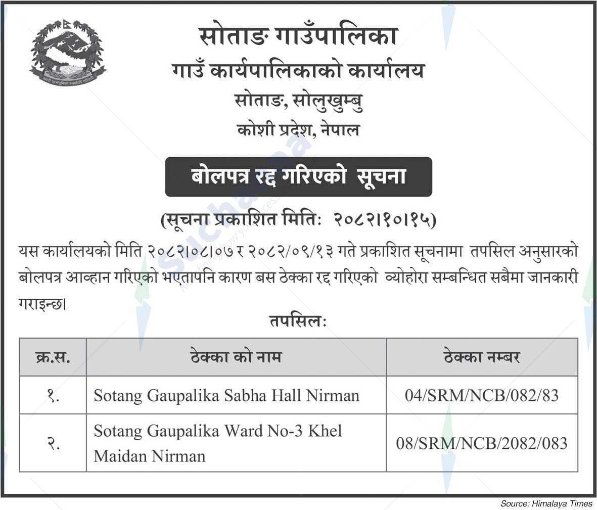 Sotang Rural Municipality