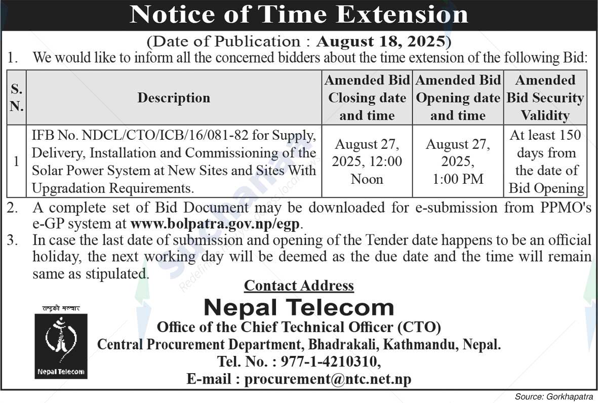 Nepal Doorsanchar Company Limited (NTC)
