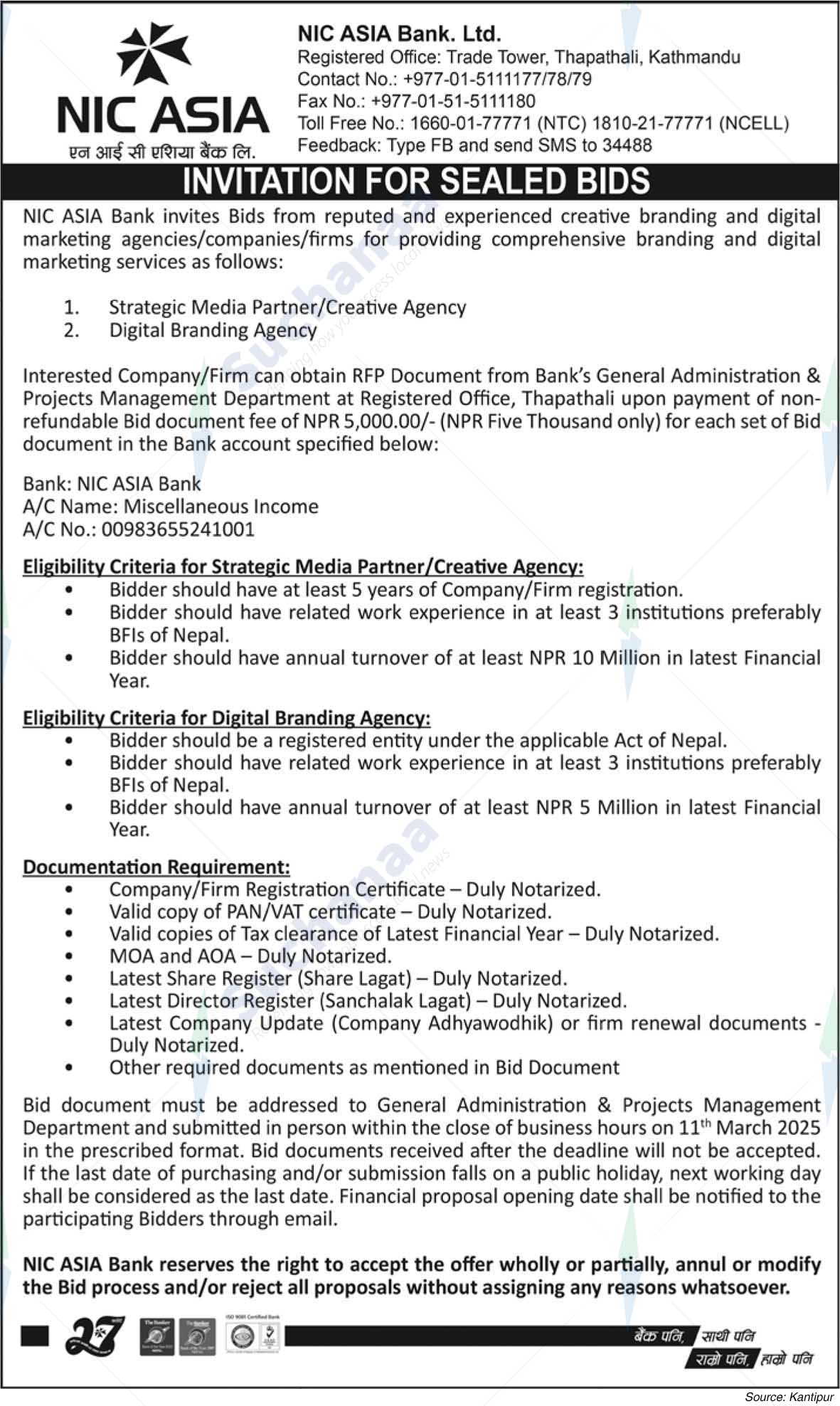 NIC Asia Bank Ltd.