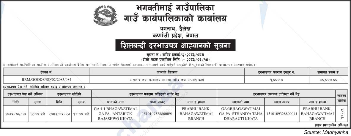 Bhagwatimai Rural Municipality