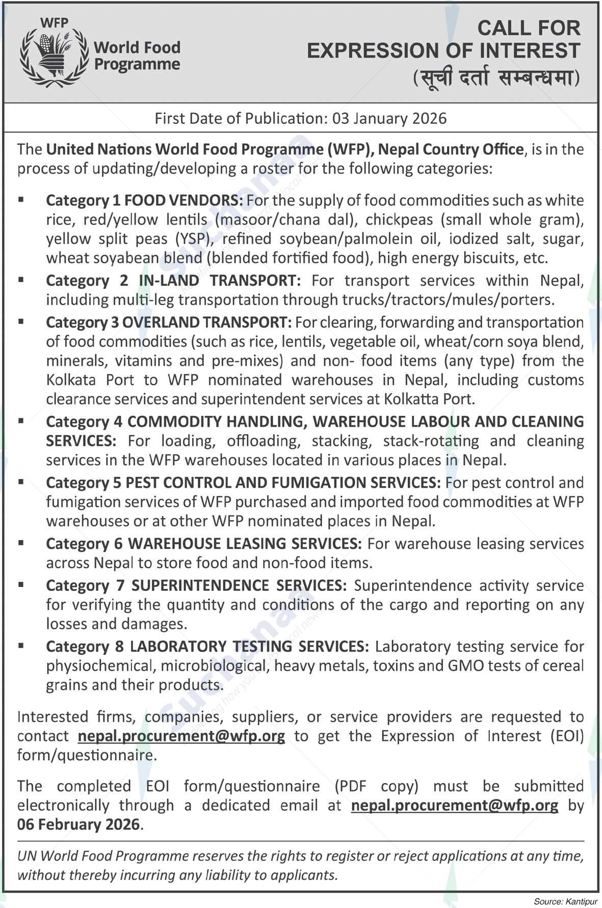 World Food Programme (WFP)