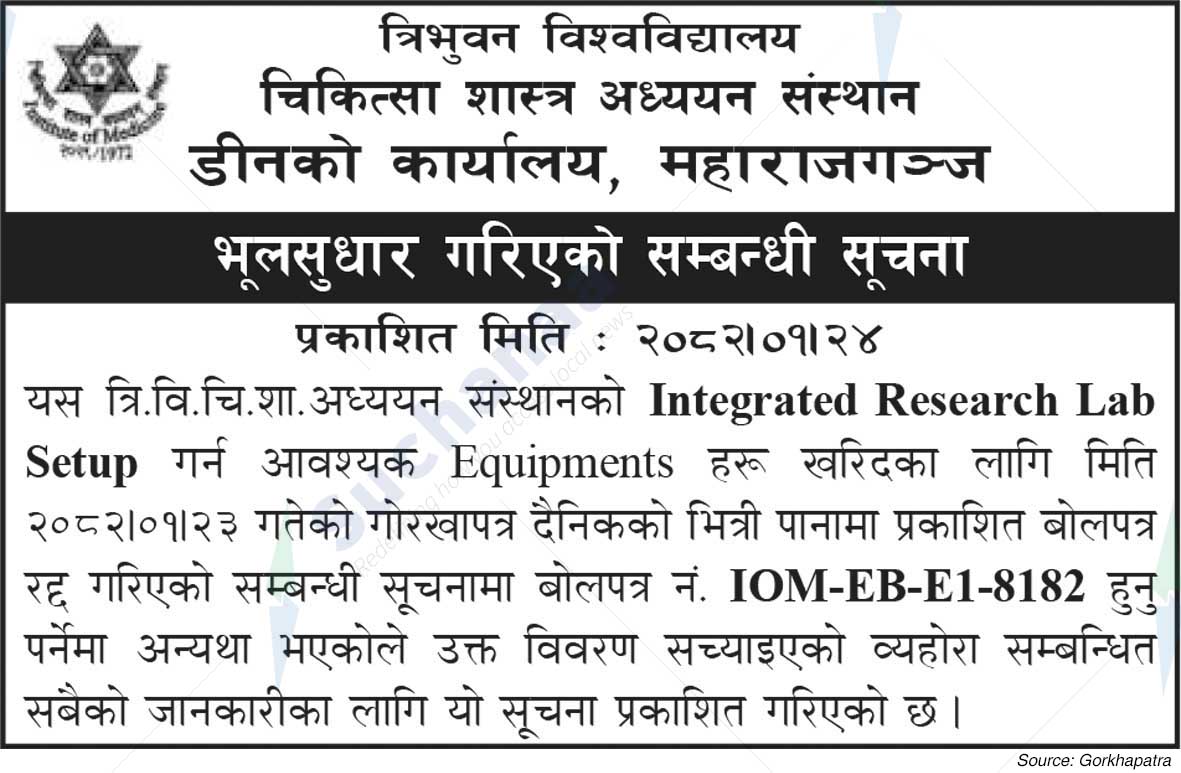 Tribhuvan University, Institute of Medicine