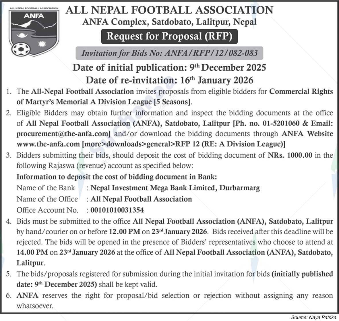 All Nepal Football Association (ANFA)