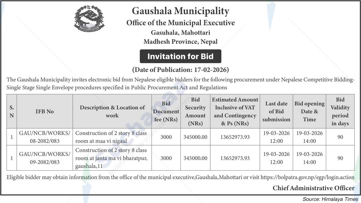 Gaushala Municipality