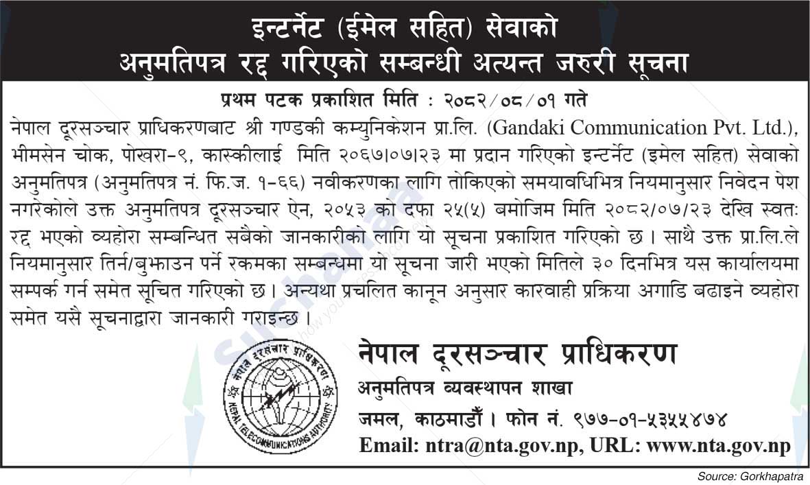 Nepal Doorsanchar Company Limited (NTC)