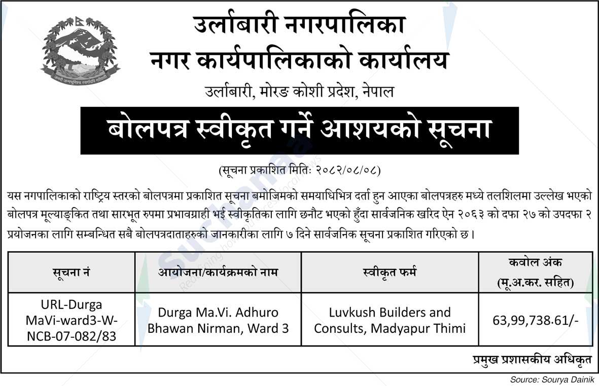 Urlabari Municipality