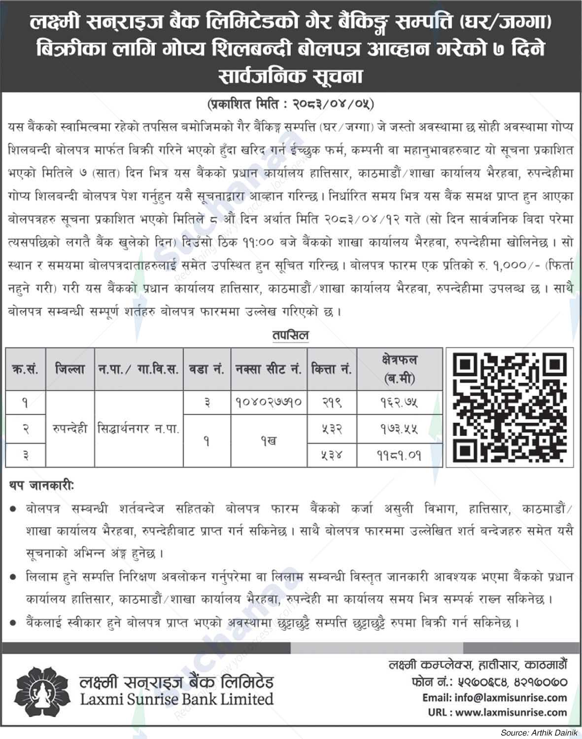 Laxmi Sunrise Bank Limited