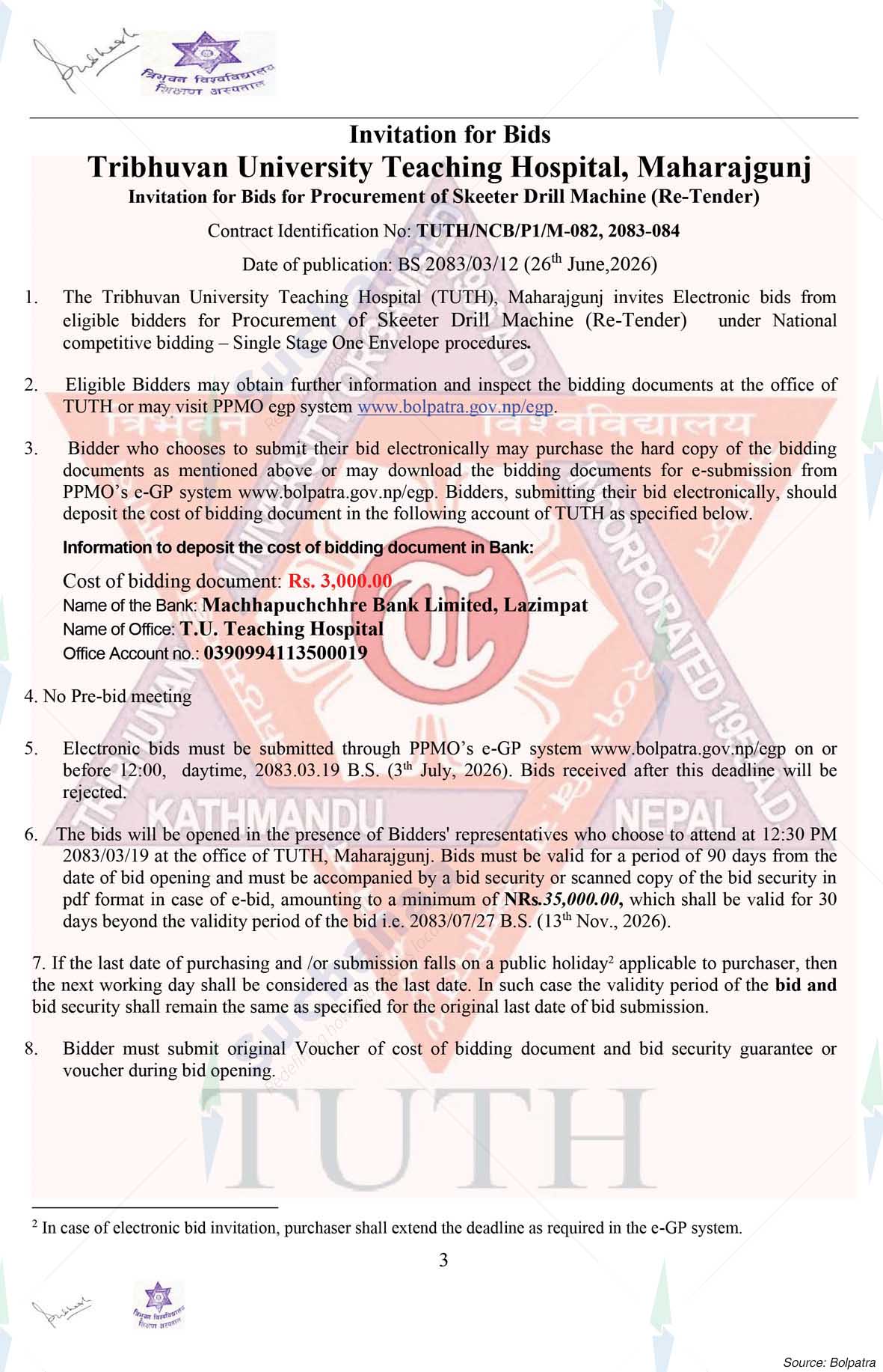 Tribhuvan University Teaching Hospital (TUTH)