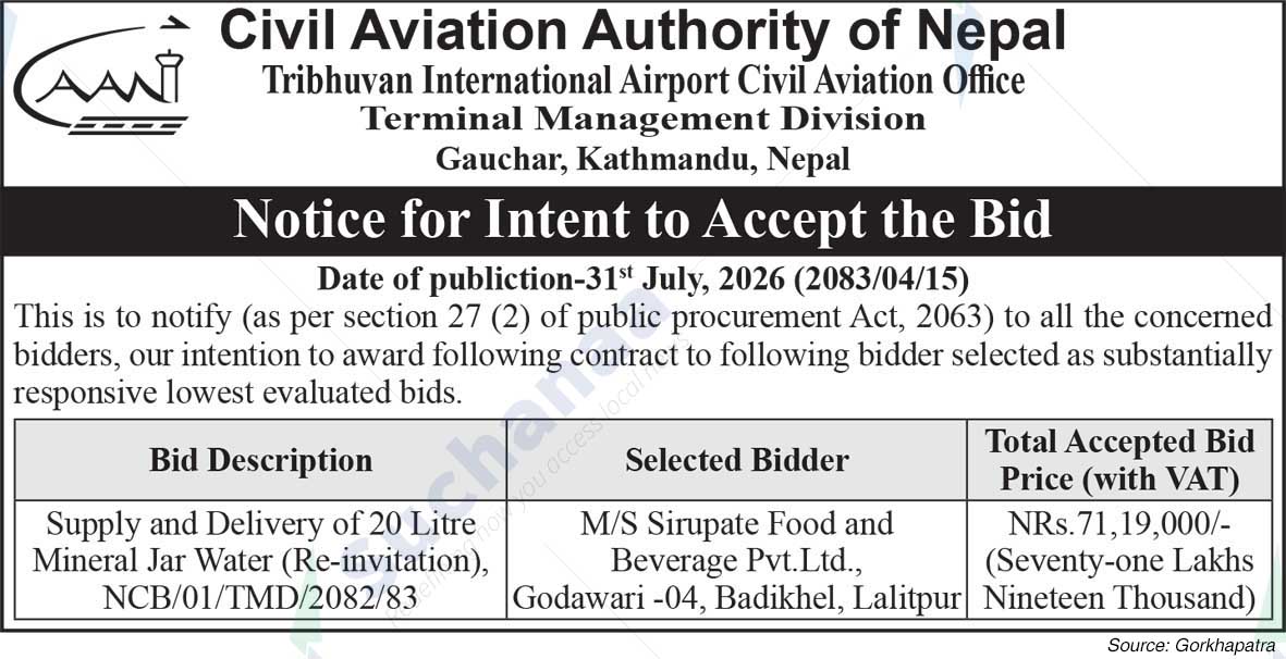 Tribhuvan International Airport