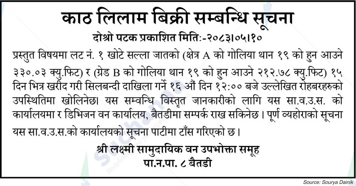 Shree Laxmi Saa.Wa.Wo.Sa.