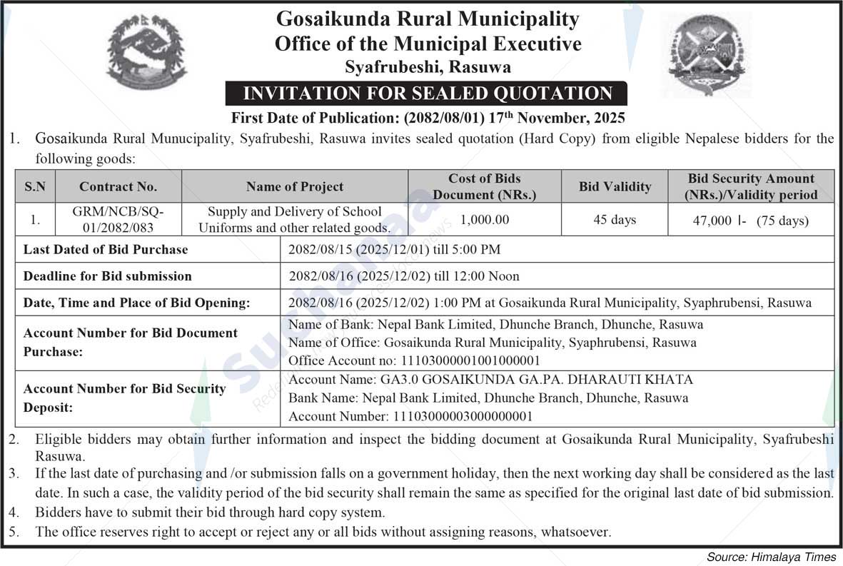 Gosaikunda Rural Municipality