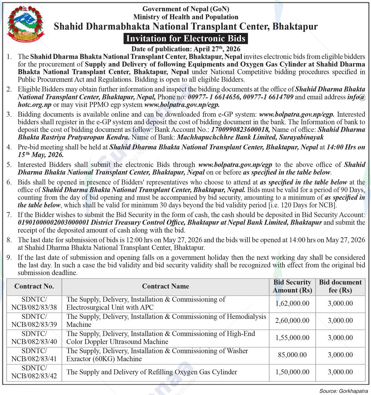 Shahid Dharmabhakta National Transplant Center
