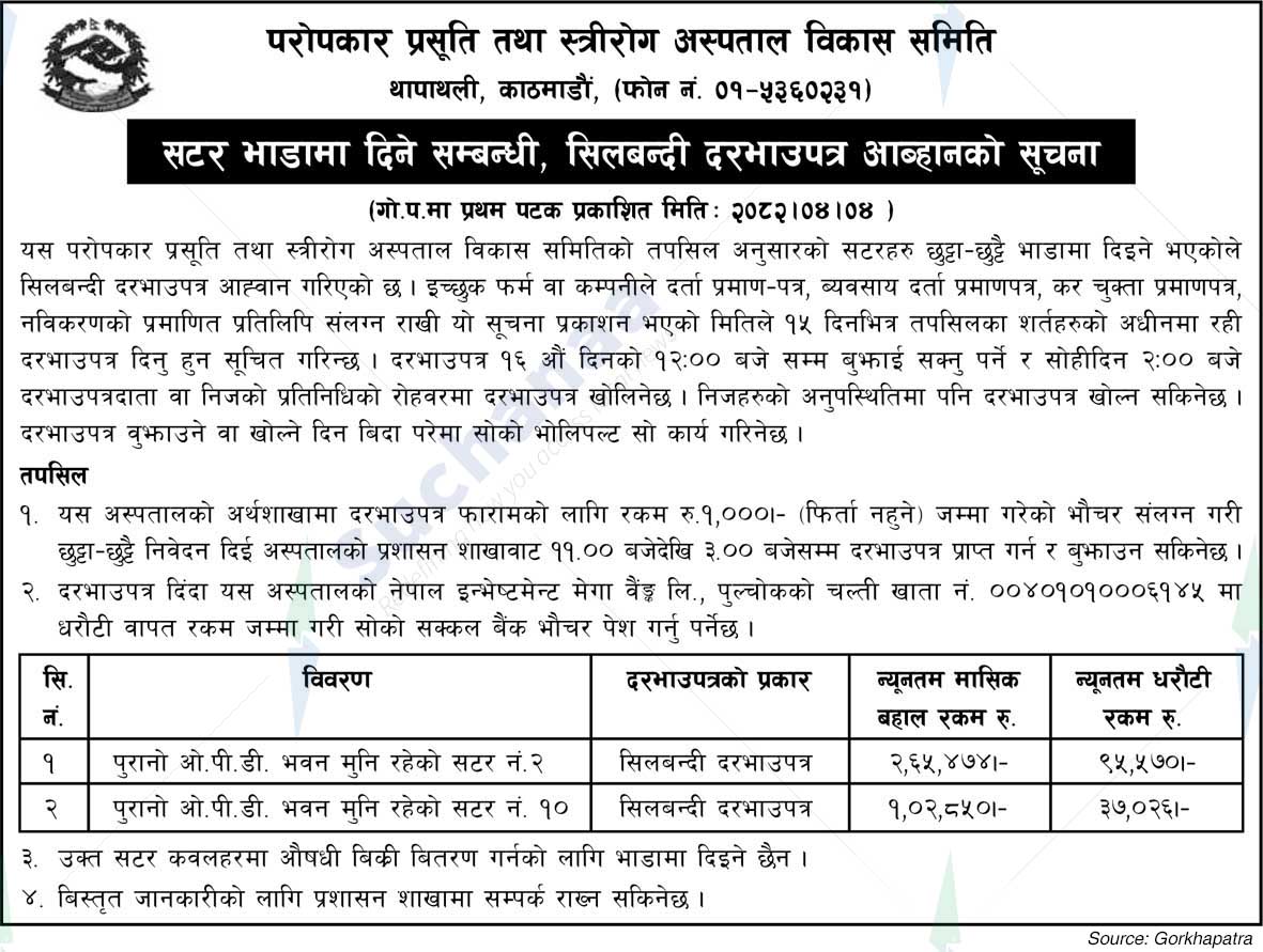 Paropakar Maternity and Women's Hospital