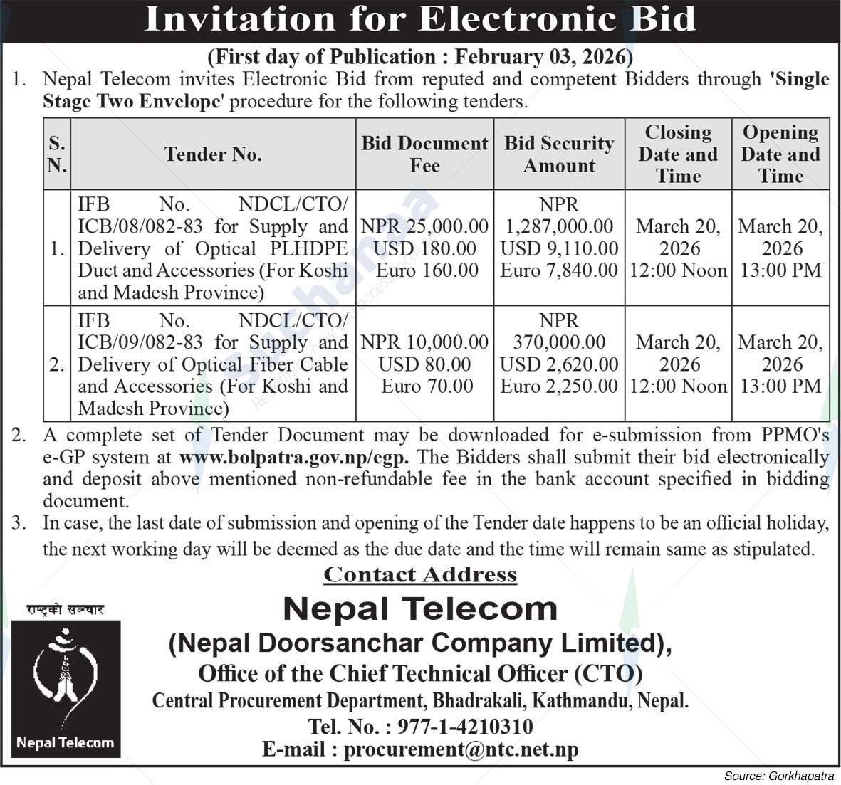 Nepal Doorsanchar Company Limited (NTC)