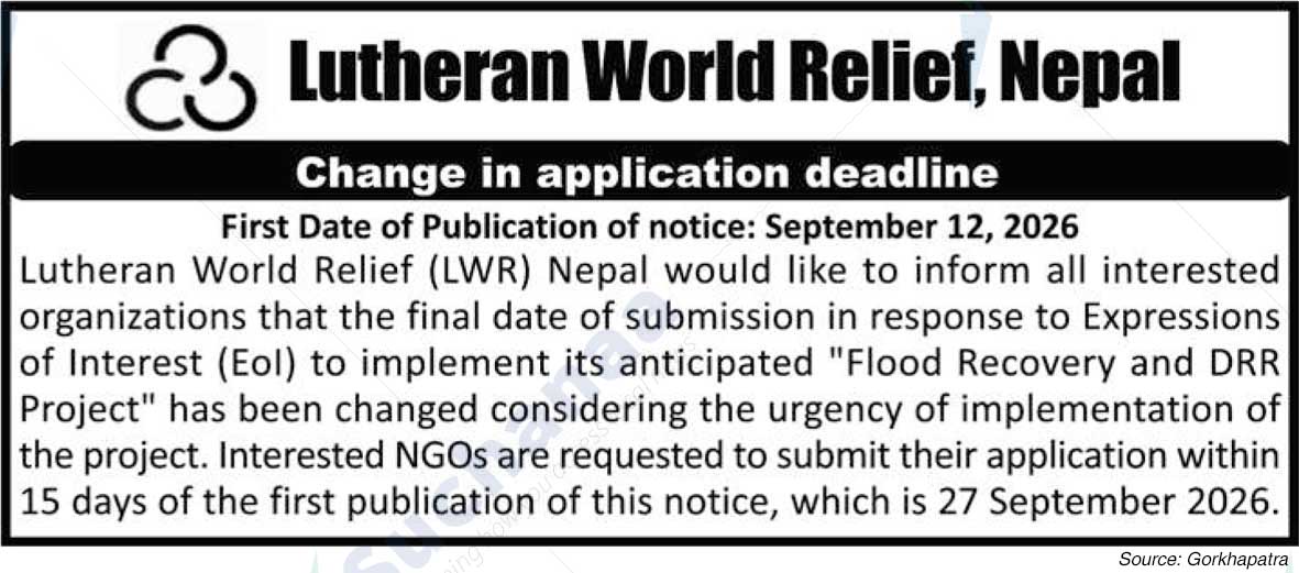 Lutheran World Federation (LWF) Nepal