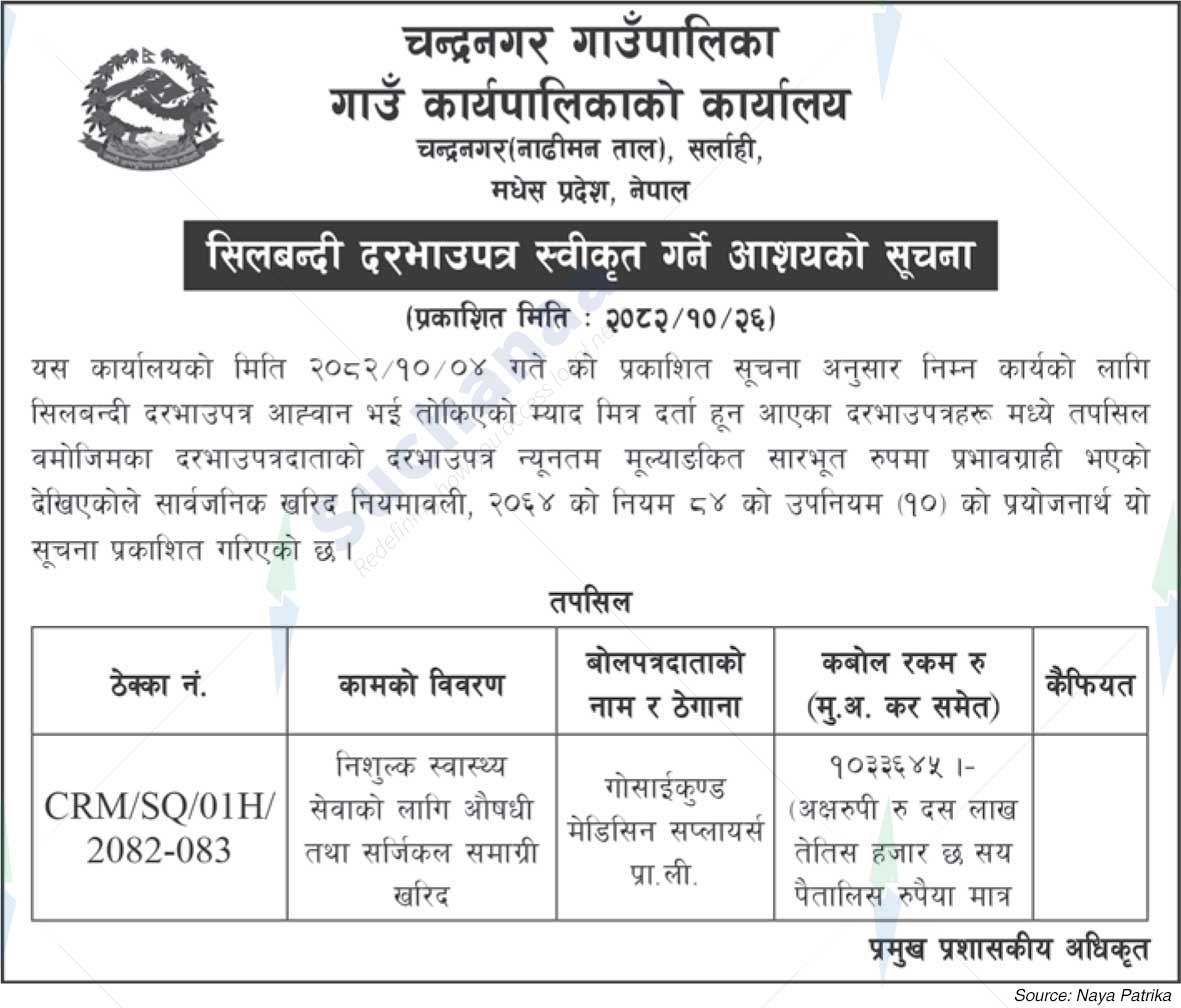 Chandranagar Rural Municipality