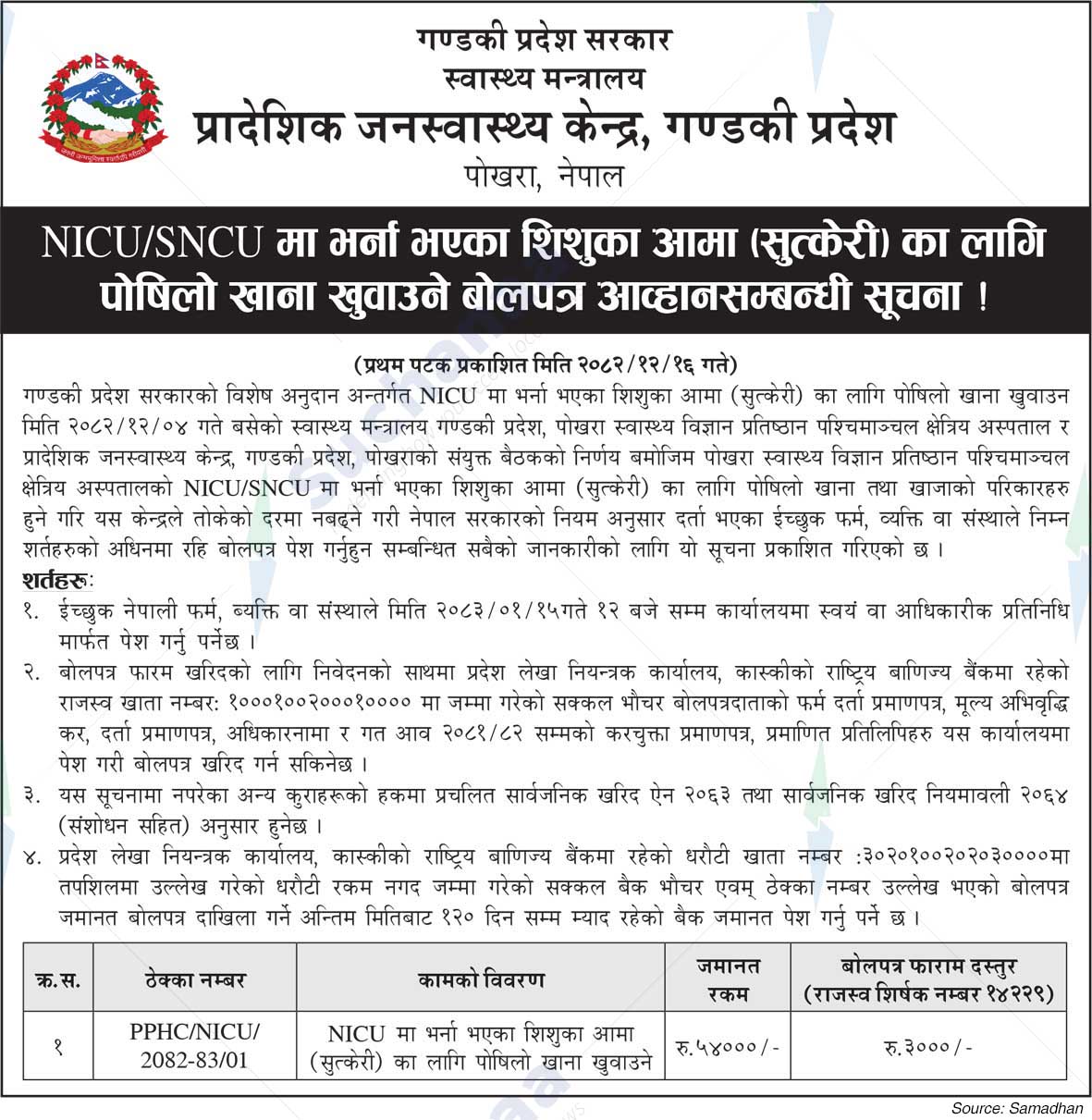 Provincial Public Health Center, Gandaki Province