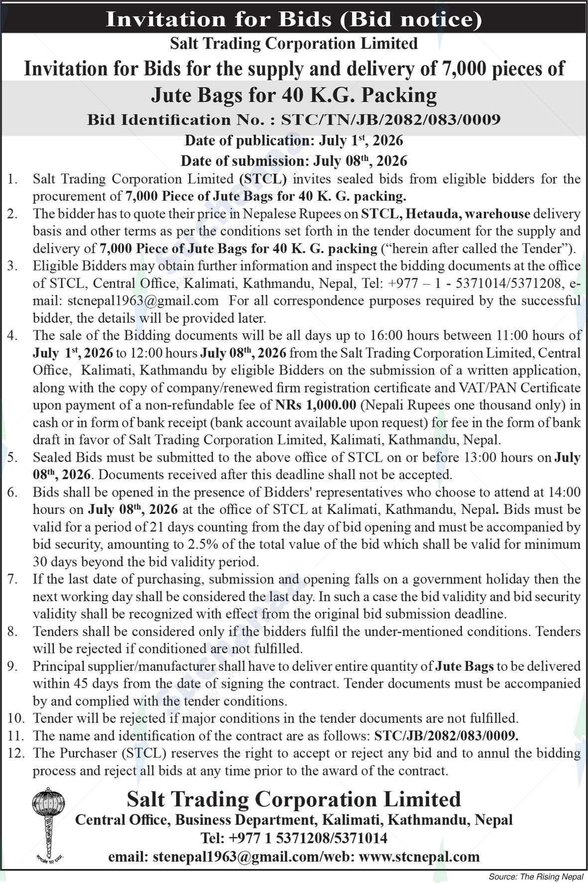 Salt Trading Corporation