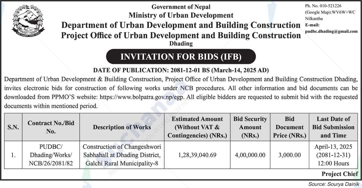 Project Office of Urban Development and Building Construction