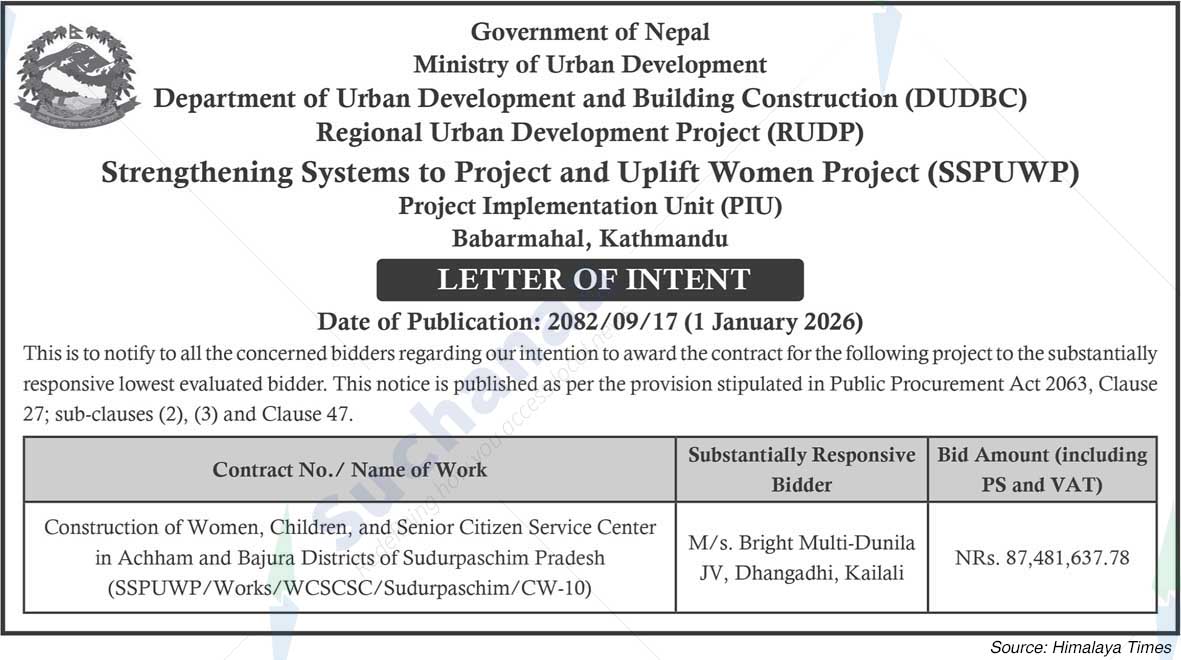 Strengthening Systems to Project and Uplift Women Project (SSPUWP), Babarmahal, Kathmandu