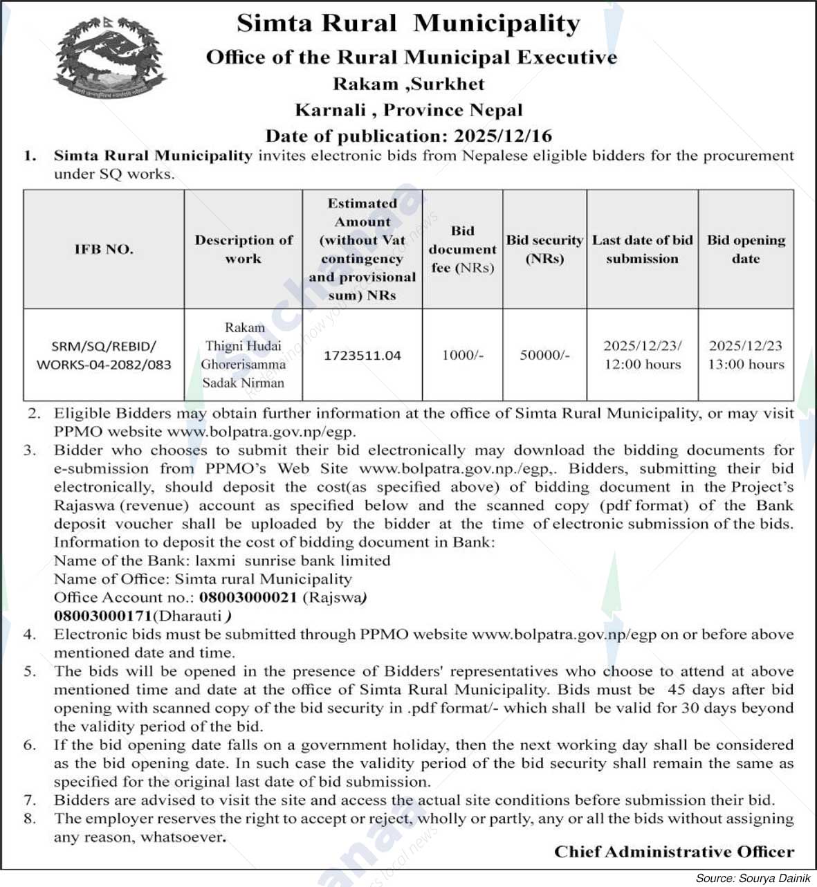 Simta Rural Municipality