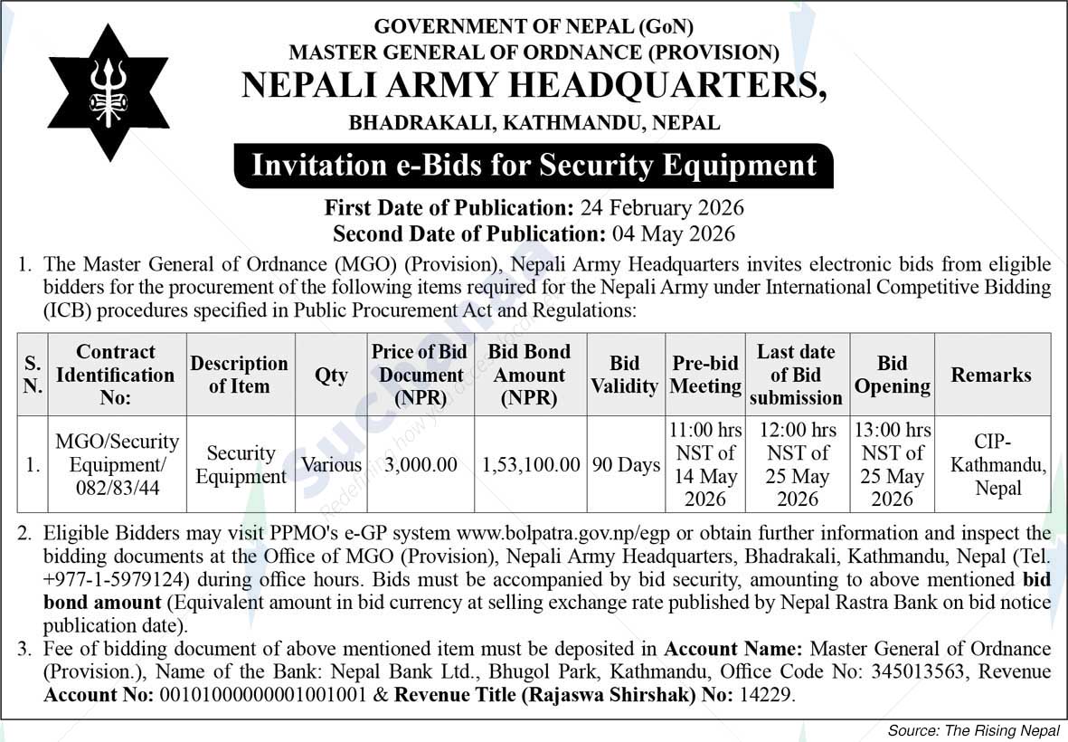 Nepali Army Headquarters, Bhadrakali, Kathmandu