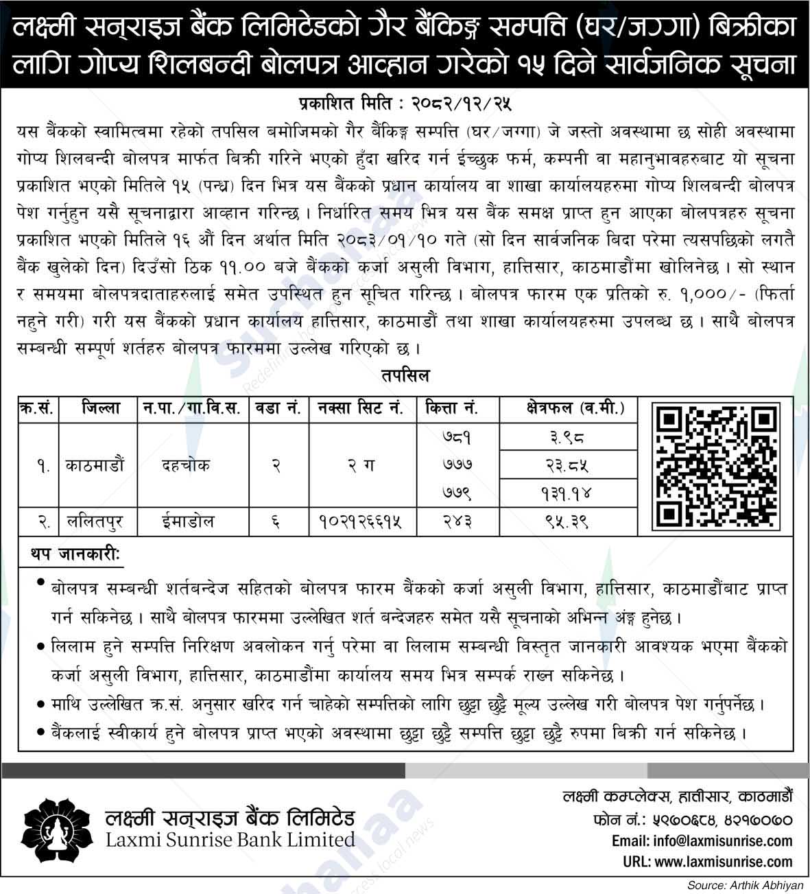 Laxmi Sunrise Bank Limited