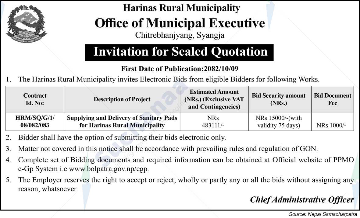 Harinas Rural Municipality