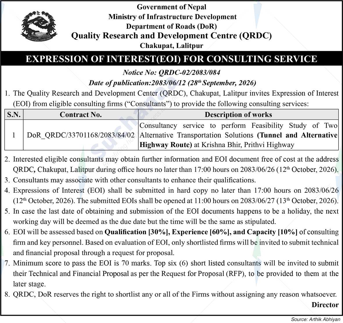 Quality Research and Development Centre (QRDC)