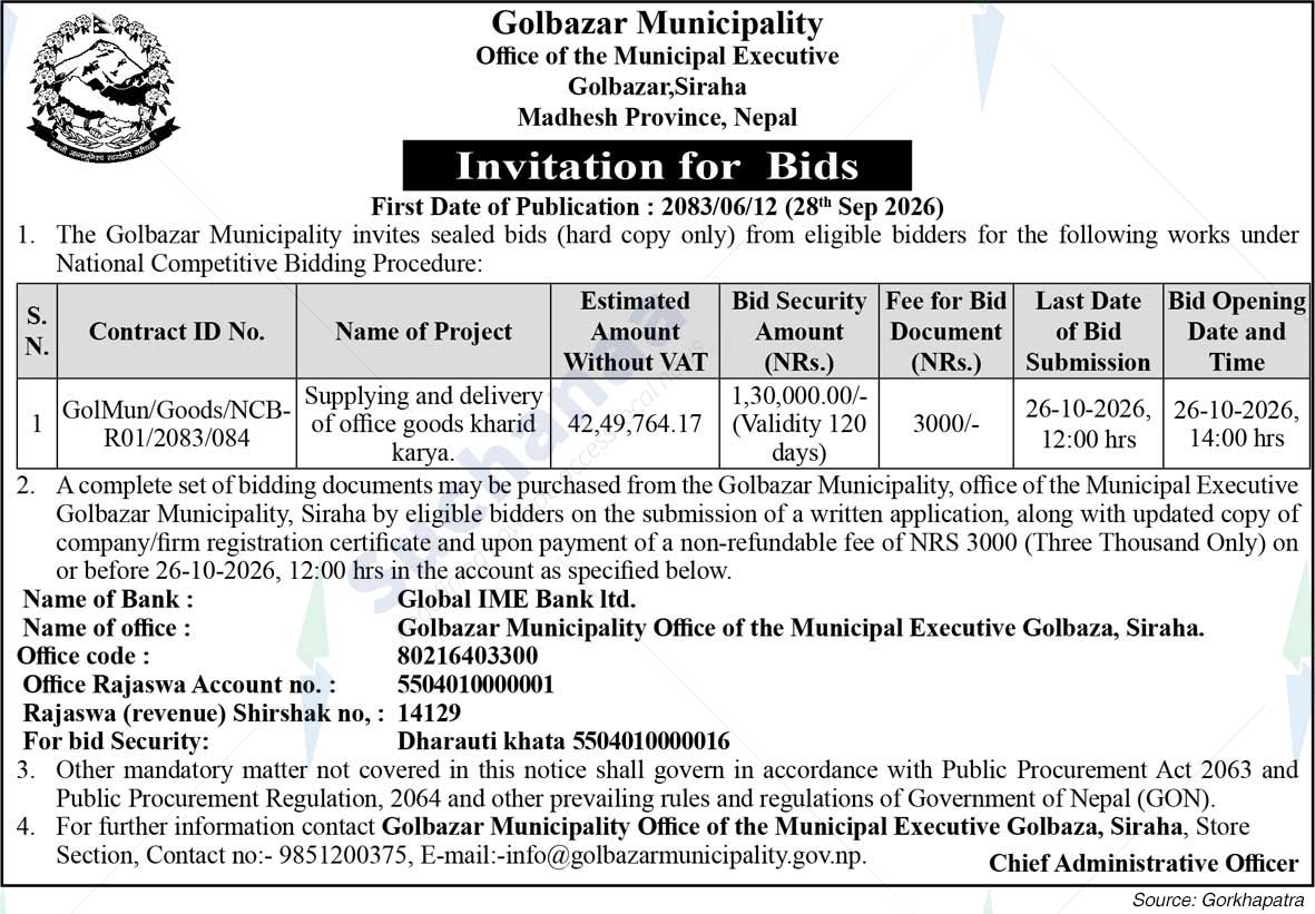 Golbazar Municipality
