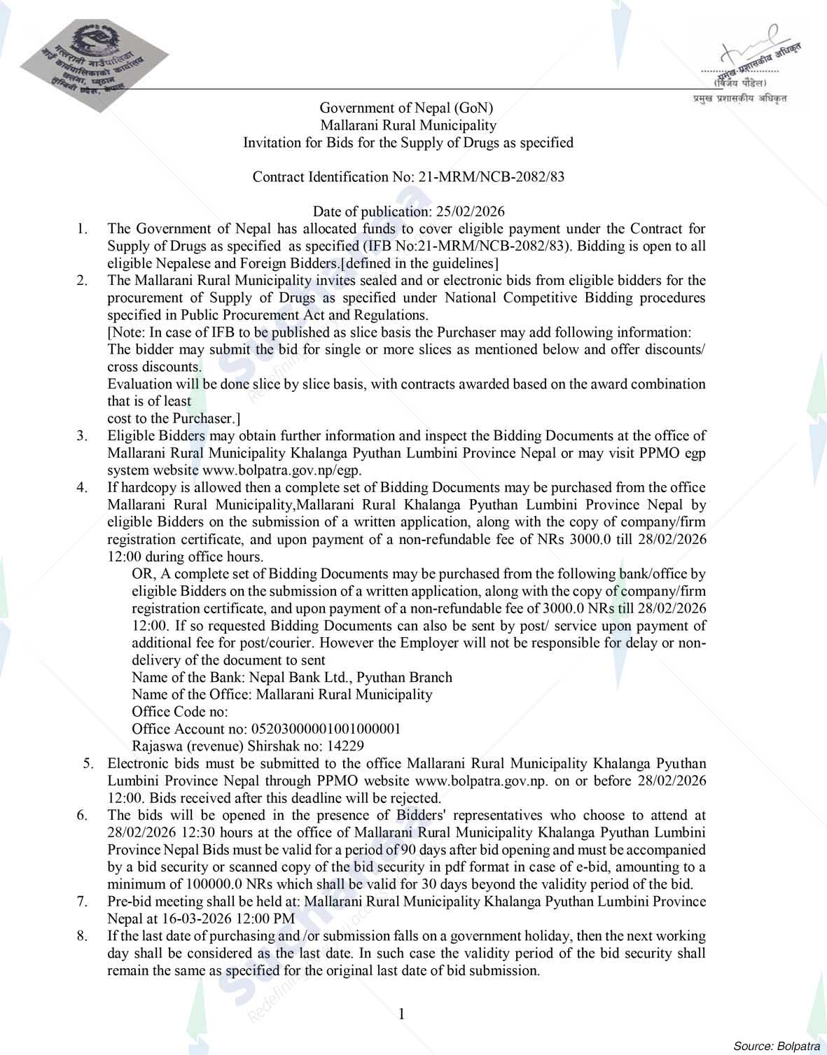 Mallarani Rural Municipality