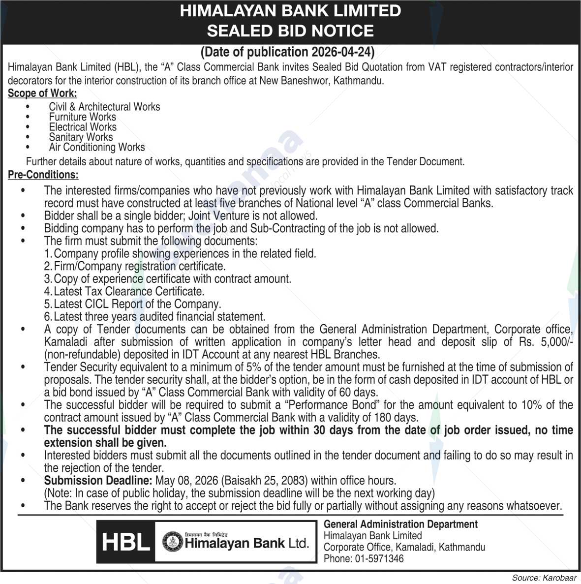 Himalayan Bank Limited