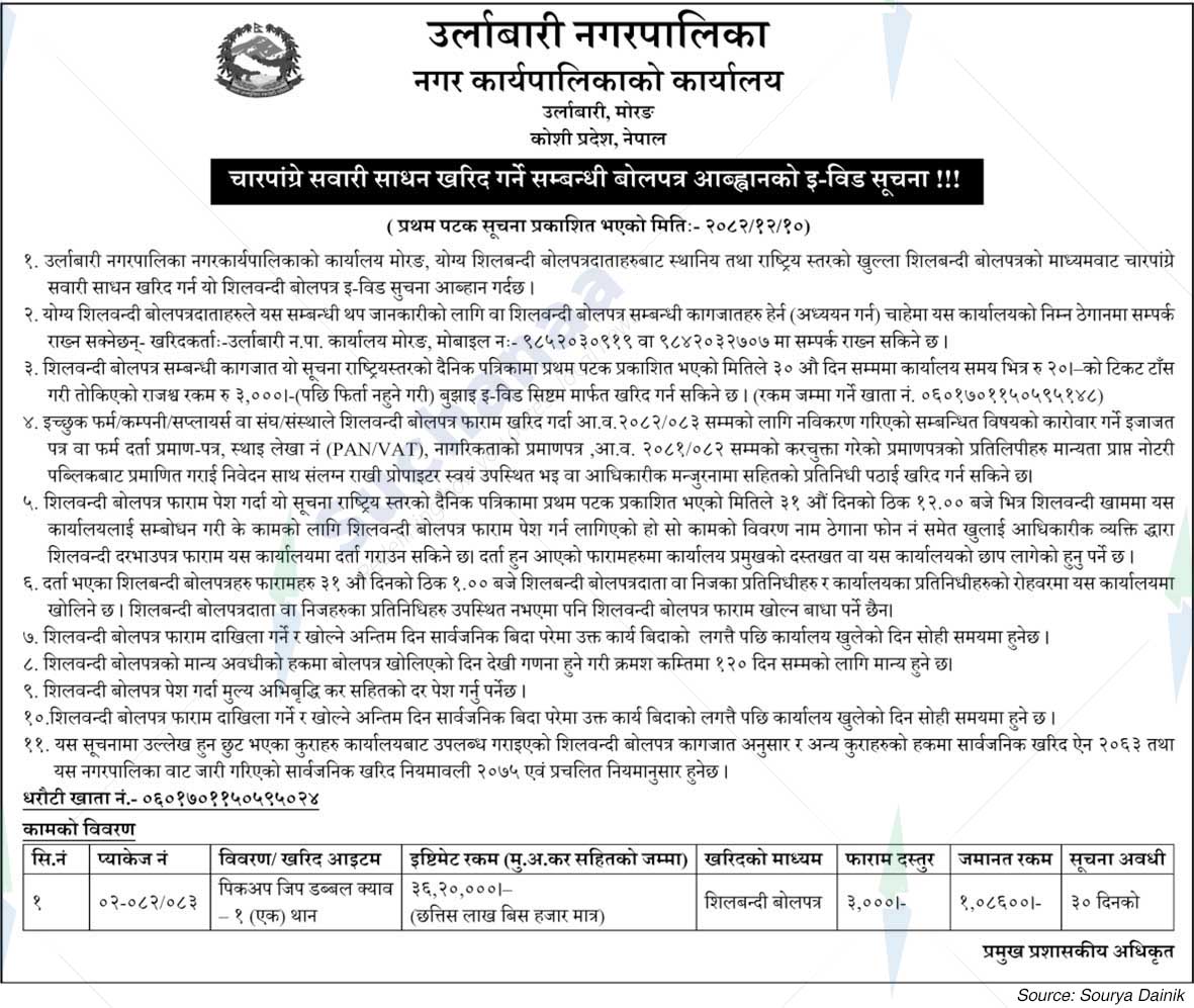 Urlabari Municipality