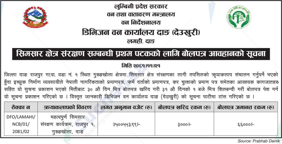 Division Forest Office Dang (Deukhuri)