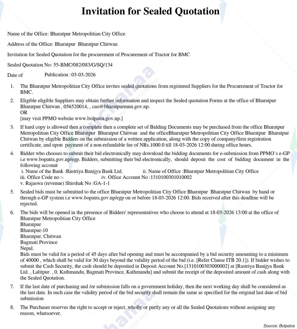 Bharatpur Metropolitan City