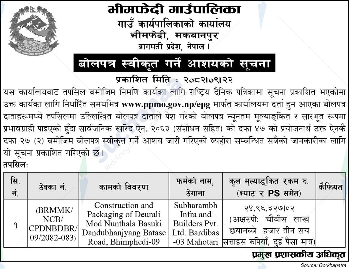 Bhimphedi Rural Municipality