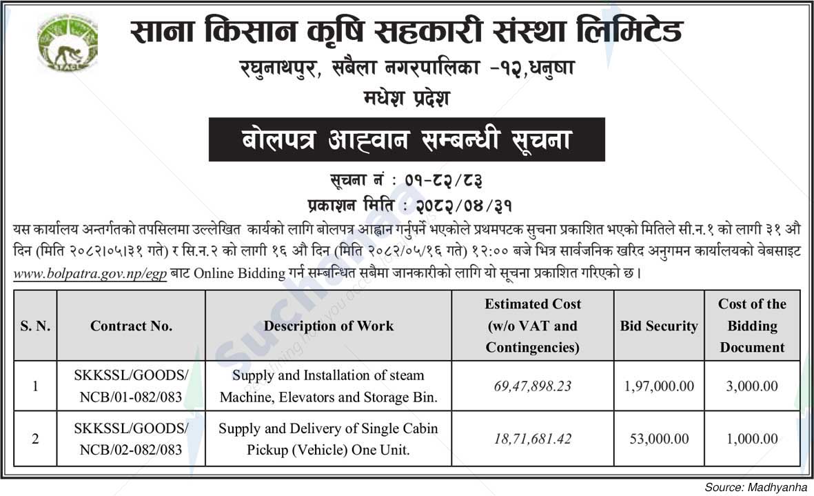 Sana Kisan Krishi Sahakari Sanstha Limited