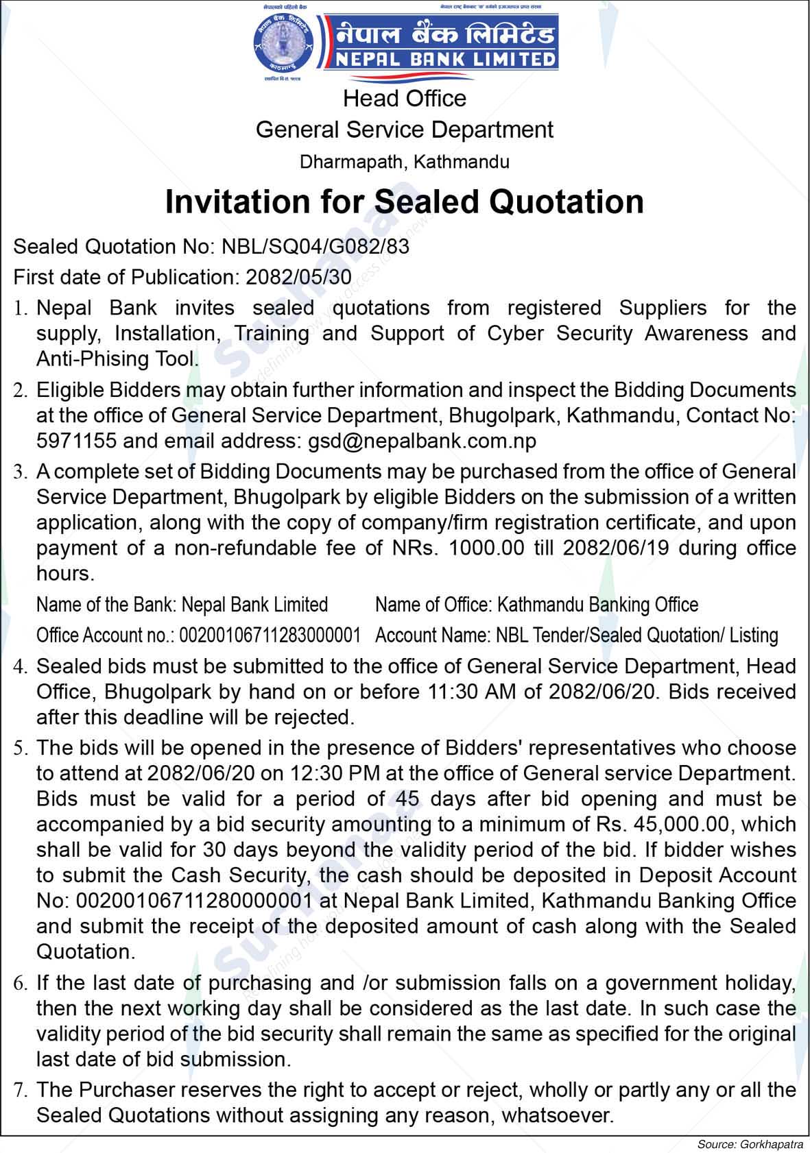 Nepal Bank Limited