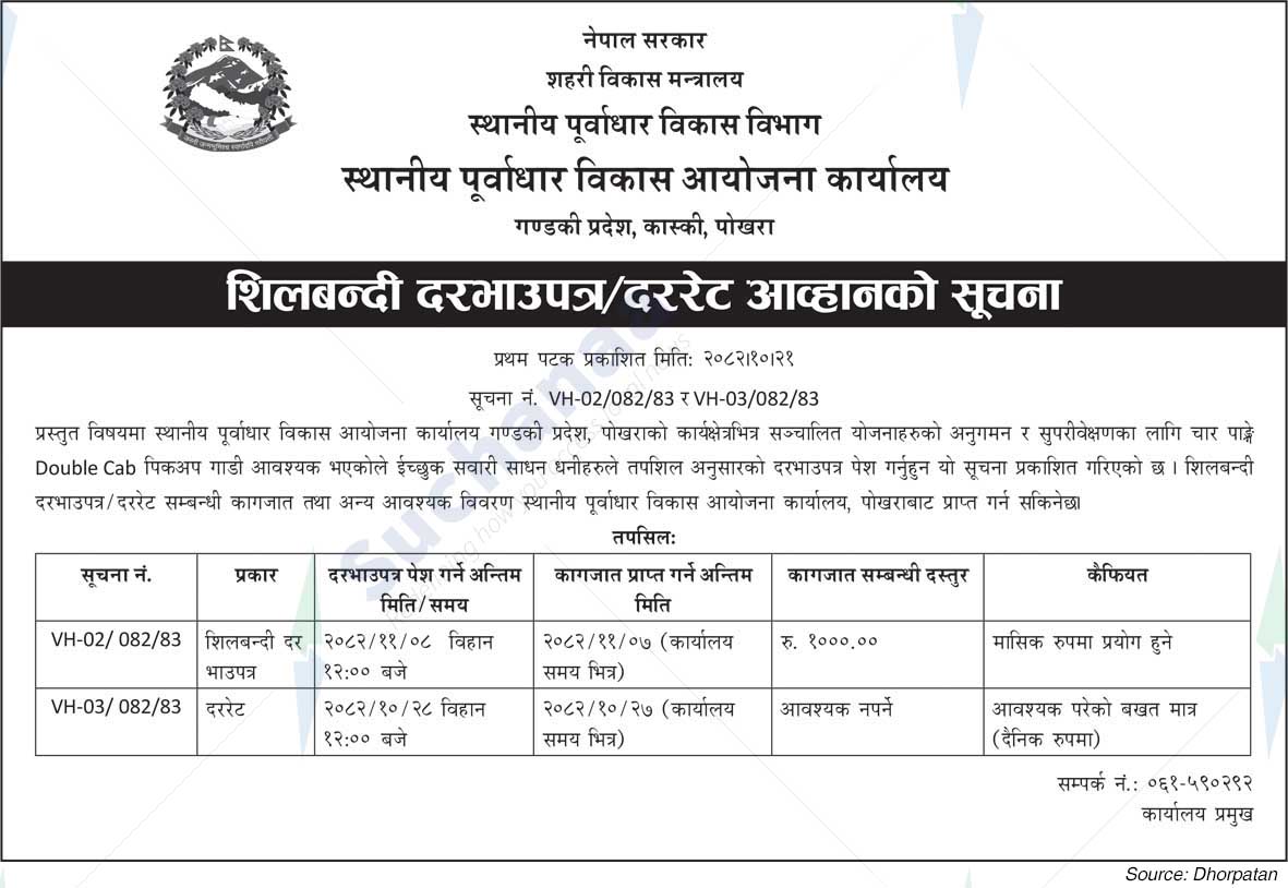 Local Infrastructure Development Project Office, Pokhara