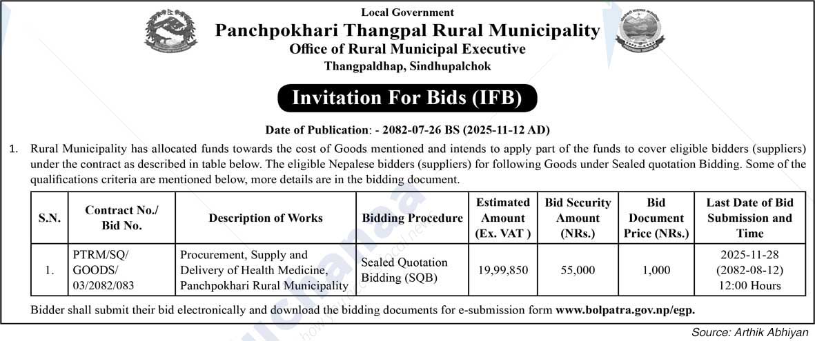 Panchpokhari Thagpal Rural Municipality