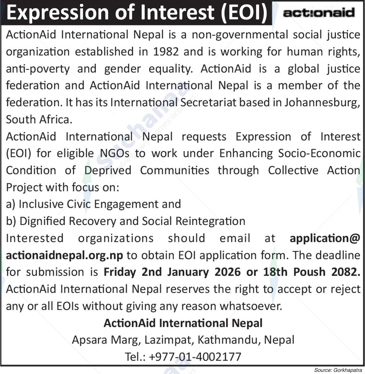 ActionAid International Nepal