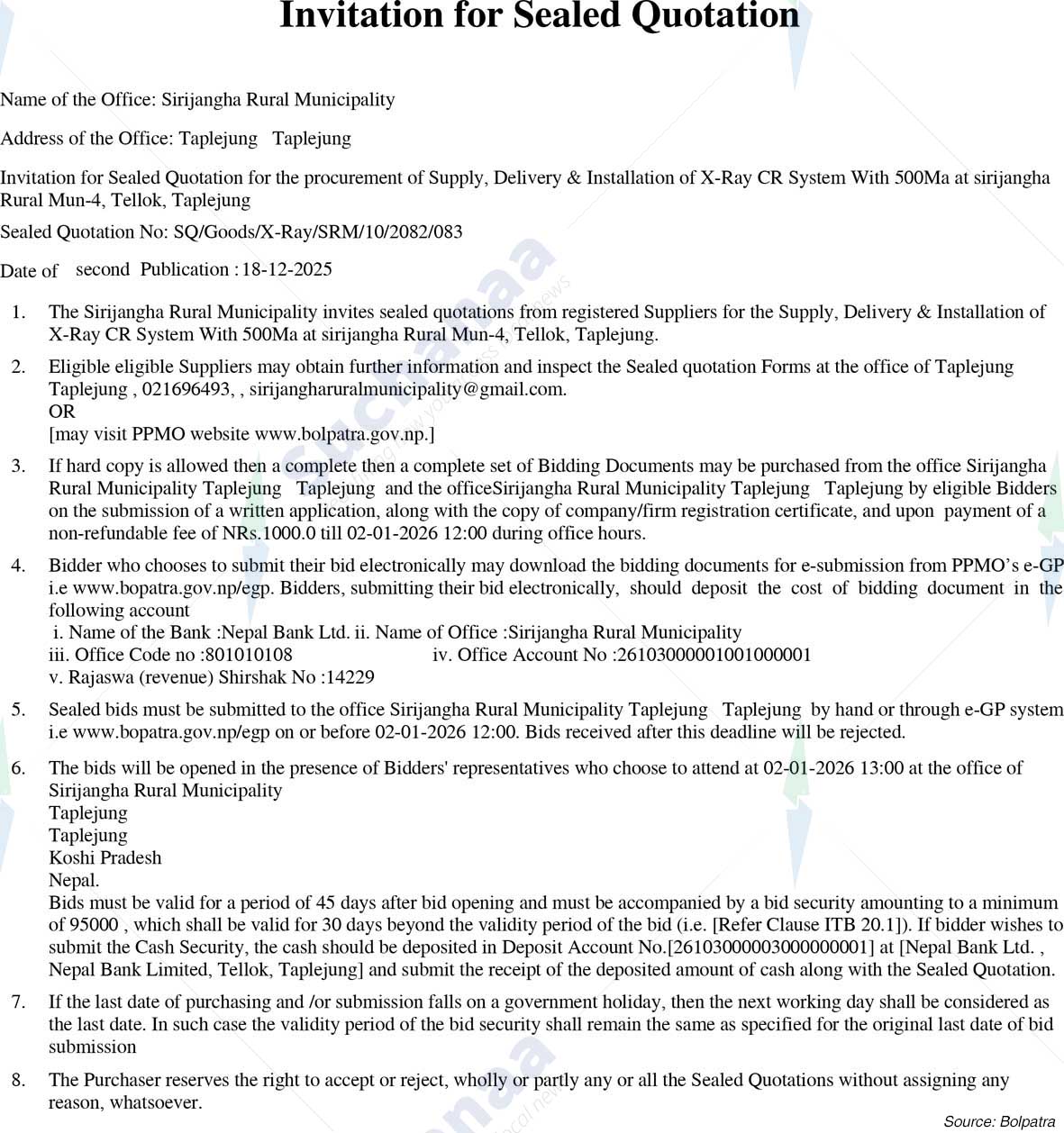 Sirijangha Rural Municipality