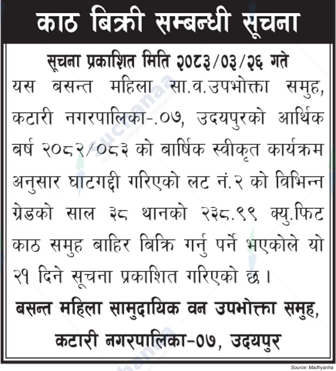 Basant Mahila Saa.Wa.Wo.Sa.