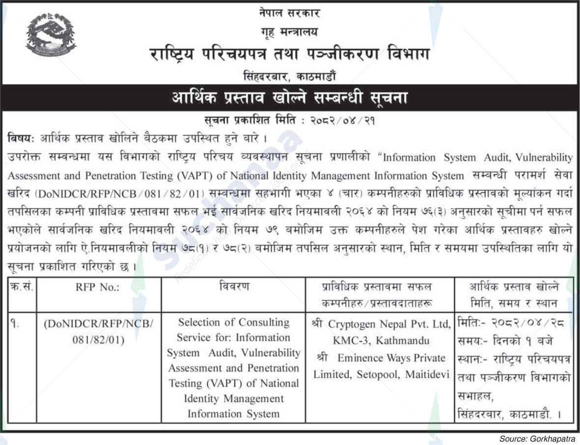 Ministry of Home Affairs