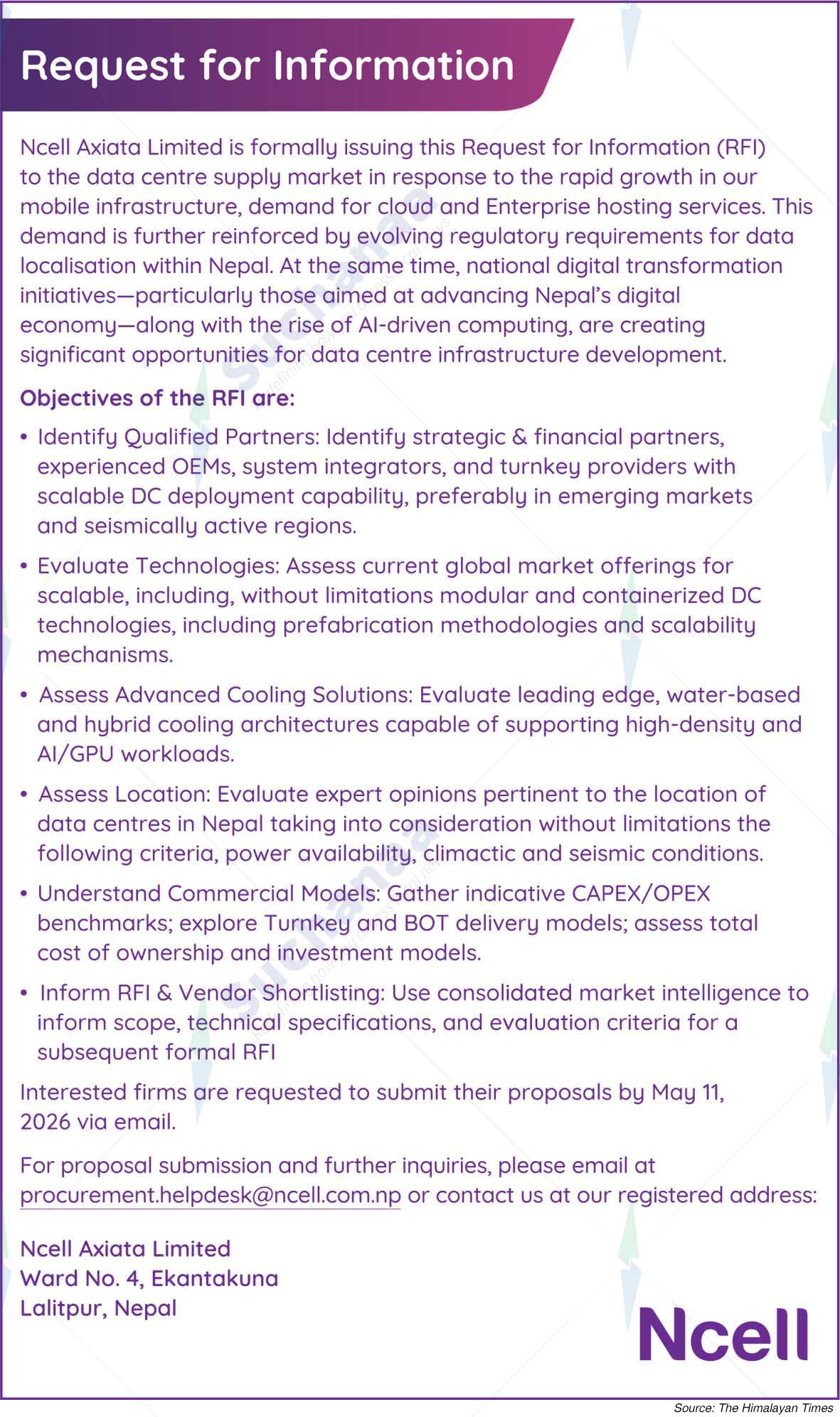 Ncell Axiata Limited
