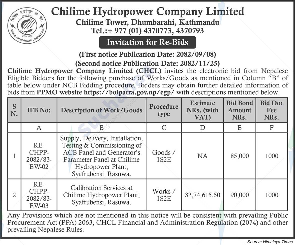 Chilime Hydropower Company Limited
